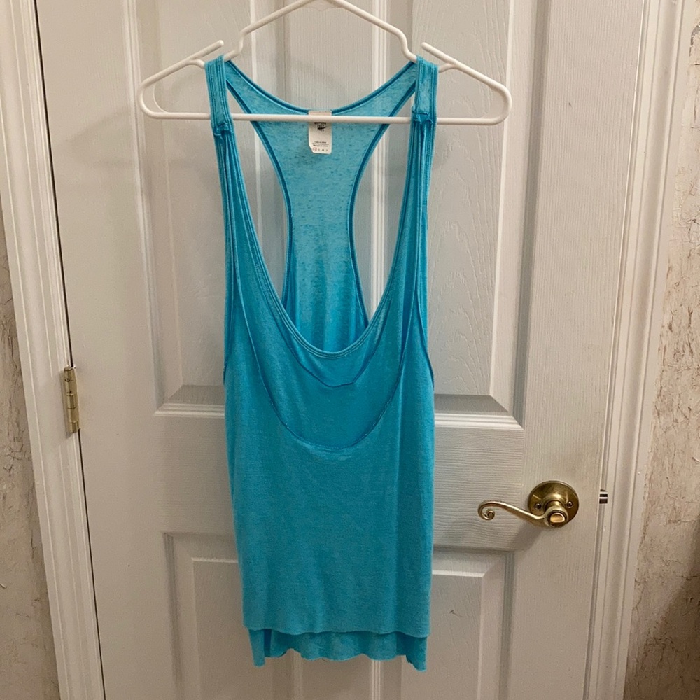 Sky blue Free People tank